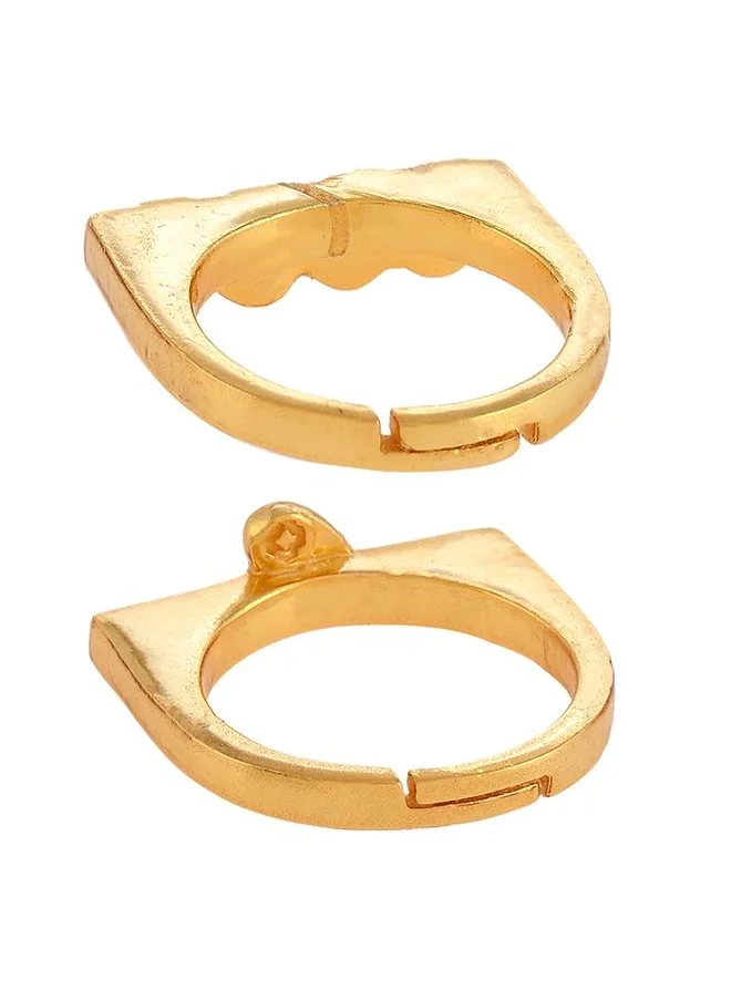 فويلا Valentine's Day Collection Edgy Black Hearts Ring