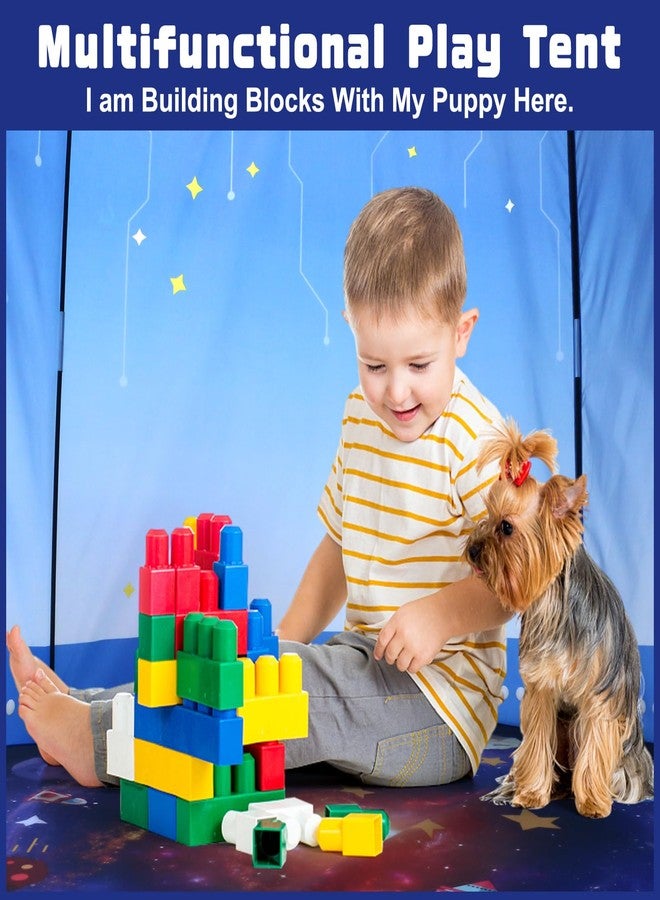 خيمة لعب فضائية منبثقة على شكل صاروخ من كايفي للأطفال - هدية مثالية للعب التخيلي على شكل رائد فضاء للأطفال من عمر 3 إلى 5 سنوات من البنات والأولاد - Image 4