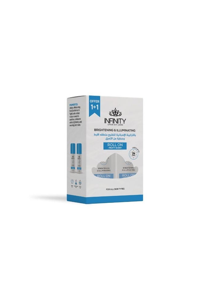 Infinity - Deodorant Roll On Ocean Breeze 80+80ML - Image 1