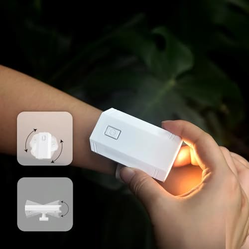 One94Store Mini Wrist Book Light – USB Rechargeable LED Study Lamp with 3 Light Modes, Clip-On & Portable, Eye-Friendly Reading Light for Students & Night Readers (White) - Image 5