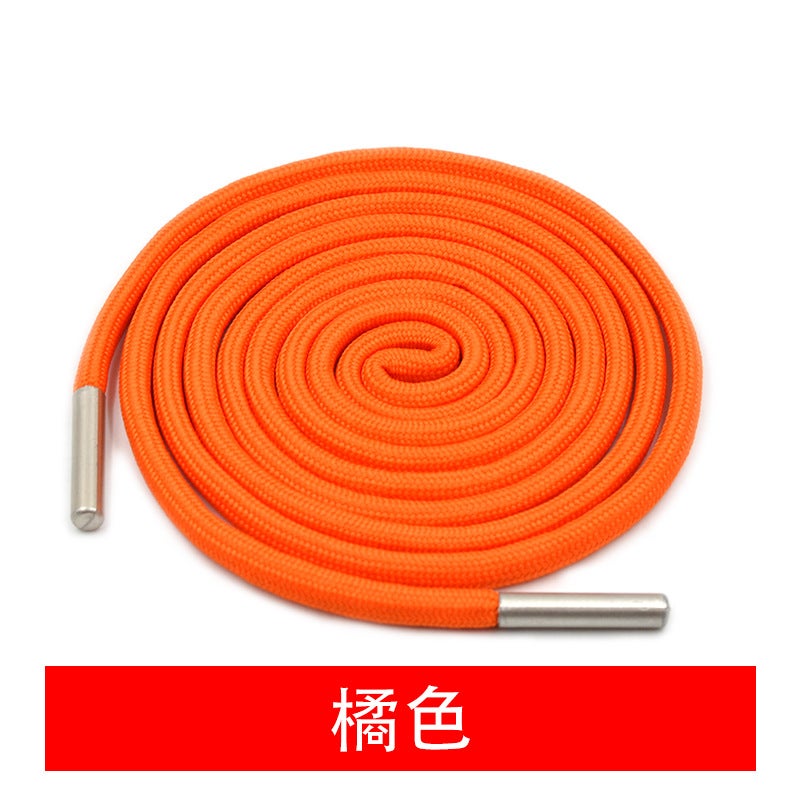 High-End Metal Tip Drawstrings for Hoodies and Pants Orange