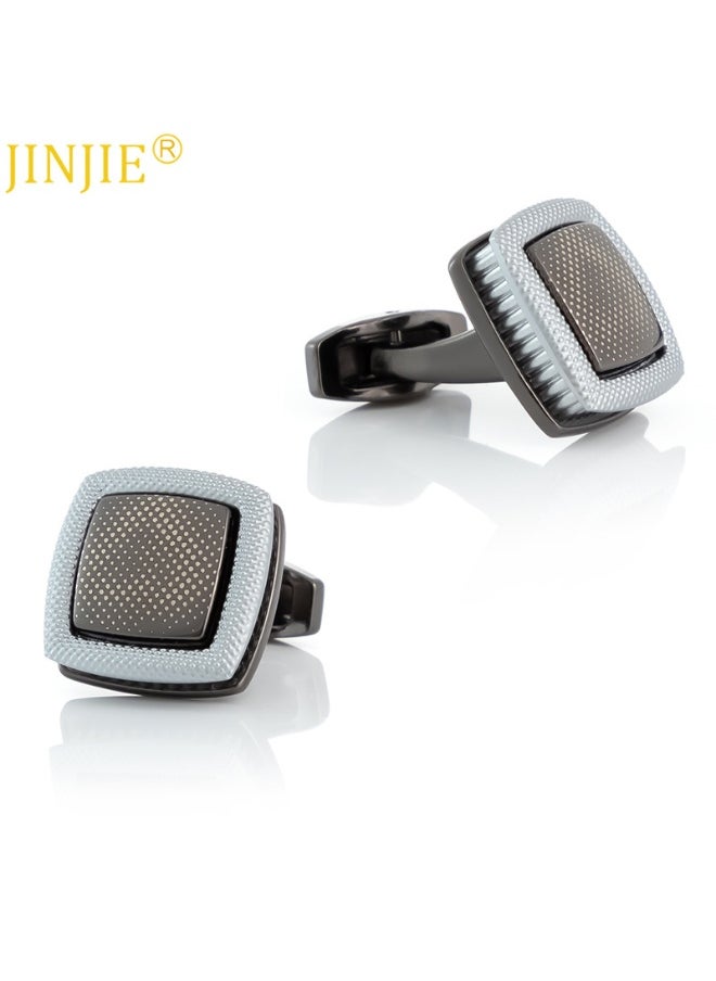 NIBEMINENT - Simple Style Unique Design Cufflinks for Men - Image 1