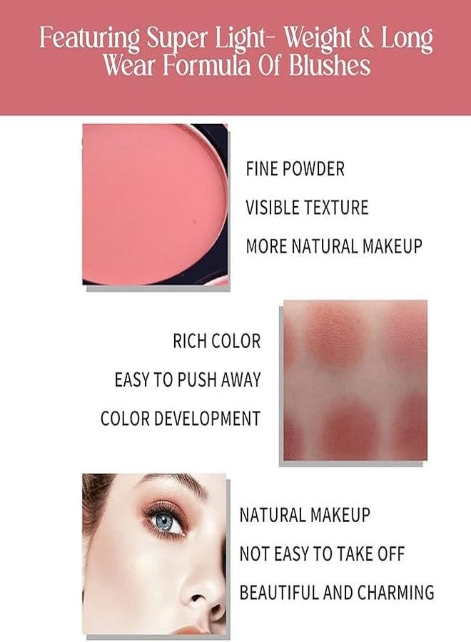 CVB 6 in 1 Blush & Contour Professional Makeup Palette Kit | Sculpt, Define & Add Natural Flush | Multi-Shade Face Kit for All Skin Tones - Image 5