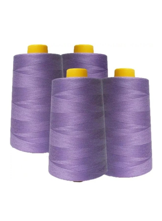 Embroidery Thread Polyester Machine And Hand Sewing Thread 3000 Yards- Purple (Single Pc)