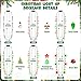 Traplace 12 Pack Christmas Necklace Lights 6 Styles LED Glowing Bulbs Christmas Lights Necklace with 3 Modes Light Up Xmas Favors Fun Xmas Party Supplies for Ugly Sweater New Year Eve Accessories - Image 4