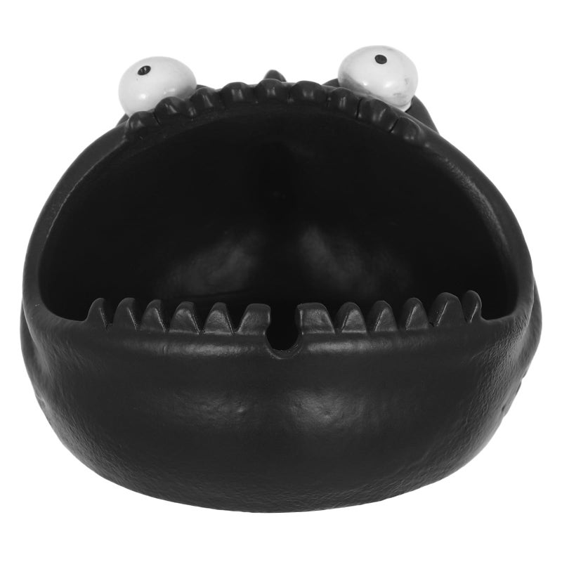 Windproof Fish Shape Ceramic Ashtray for Home Office Indoor Outdoor Tabletop Use - Image 2