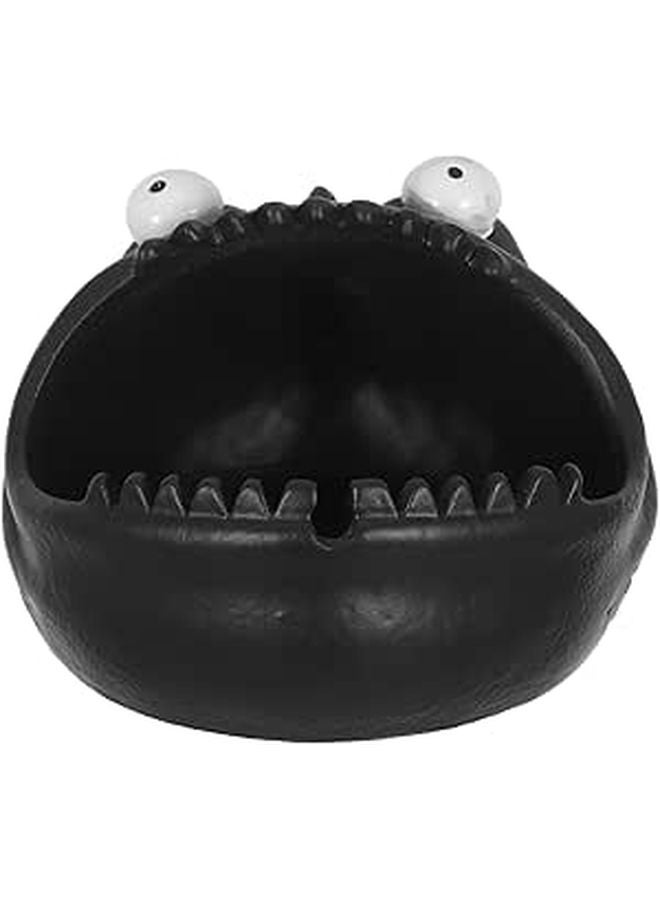 Windproof Fish Shape Ceramic Ashtray for Home Office Indoor Outdoor Tabletop Use - Image 1