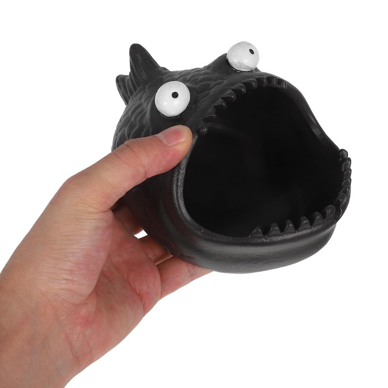 Windproof Fish Shape Ceramic Ashtray for Home Office Indoor Outdoor Tabletop Use - Image 5