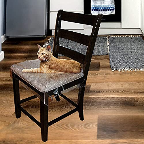 LAMINET Vinyl Chair Protectors, Clear, 26X253/4-Inch, Fits Chairs up to 21x21-Inch, Set of 2 - Image 2