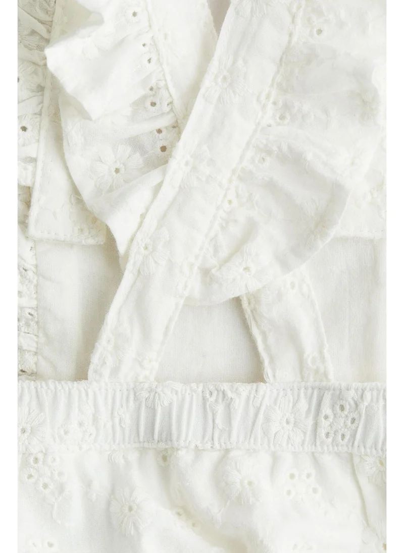 H&M Cotton dungaree shorts
