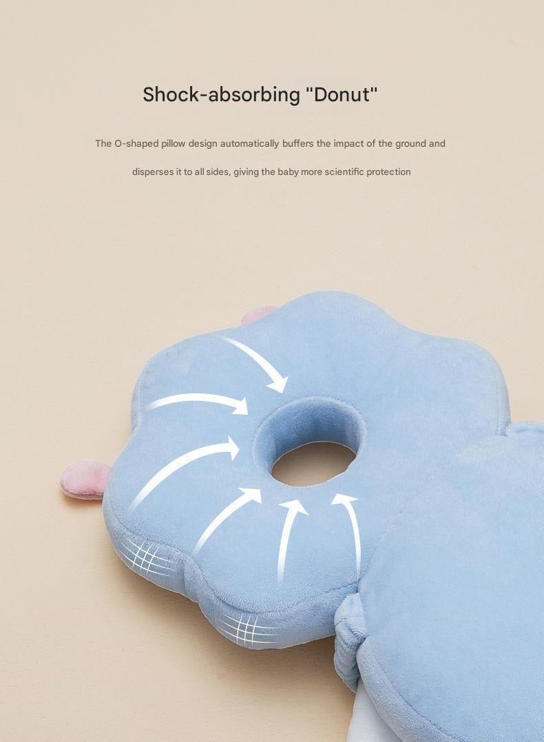 Baby Walking Head Protection Pillow Baby Walking Head Protection Hat Anti Lost Bag Traction Rope Baby Falling Protection - Image 4