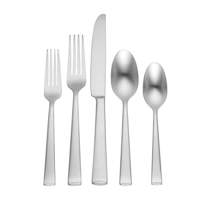 Oneida F149065A Satin Lewin 65 Piece Fine Flatware Set Service For 12