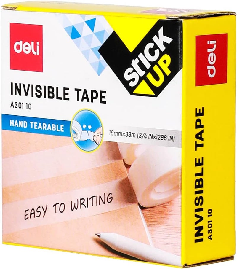 Deli Invisible Office Tape, 33 Meter Length - Image 1