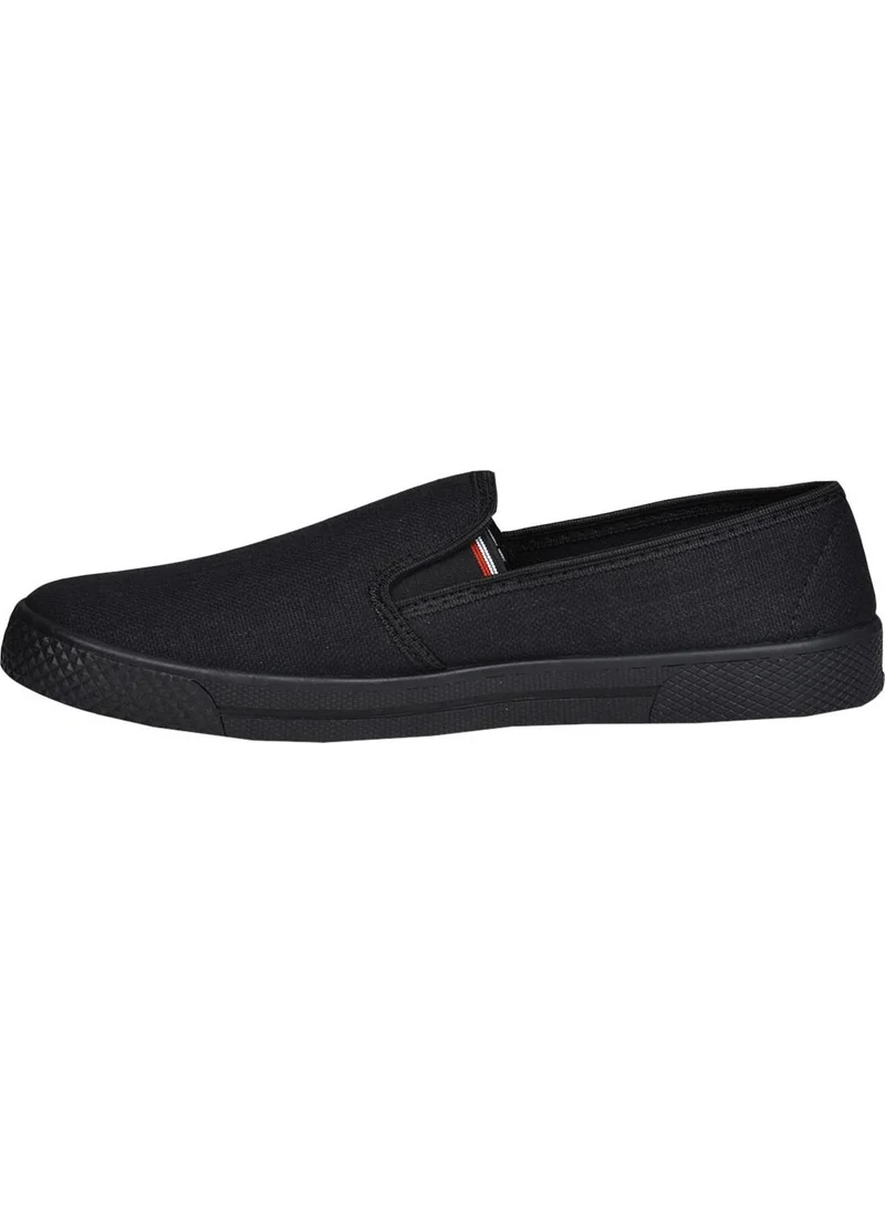 Ayakcenter Efor Black Summer Linen Men's Ballerinas