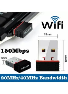 FLOWING 150Mbps Mini USB Wireless WiFi Adapter Usb 2.0 802.11b/g/b 2.4GHz LAN Internet Network Adapter Receiver  - Image 5