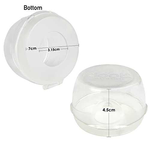 Jool Baby Clear Stove Knob Covers (5 Pack) Child Safety Guards, Durable Design - Baby Proof - Jool Baby - Image 2