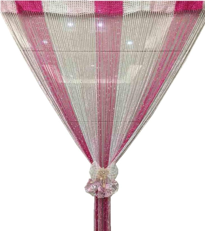 Decorative Door String Curtain Wall Panel Fringe Window Room Blind Divider Tassel Screen Home 100cm*200cm (#018331)