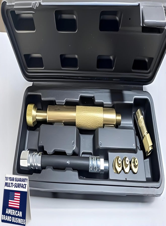OKYOUK Zerk Cleanning Tool Grease Joint Cleaning Kit, Professional Model for Flushing Out Hardened Grease from Shafts, Bushings, Joints and More - Image 1