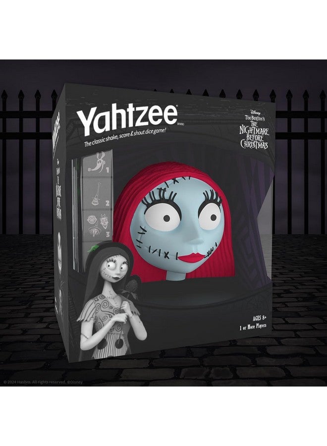USAopoly YAHTZEE: The Nightmare Before Christmas - Sally, Collectible Sally Dice Cup, Classic Dice Rolling Game Based on the Halloween Disney Classic, Great for Game Nights, Officially Licensed Merchandise - Image 2