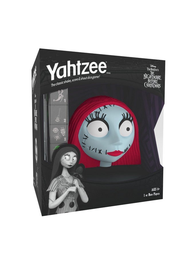 USAopoly YAHTZEE: The Nightmare Before Christmas - Sally, Collectible Sally Dice Cup, Classic Dice Rolling Game Based on the Halloween Disney Classic, Great for Game Nights, Officially Licensed Merchandise - Image 1