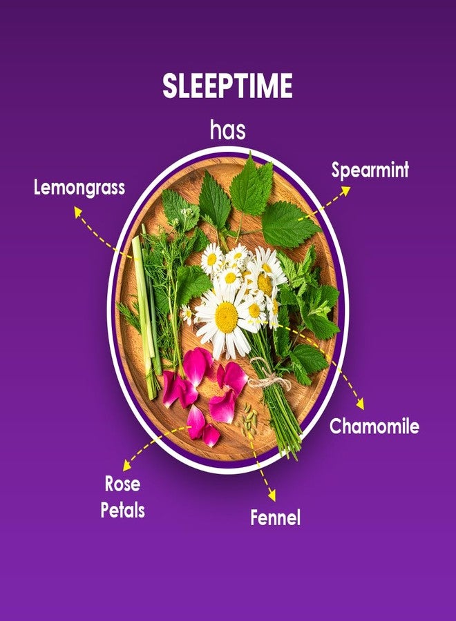 BLUE TEA - Sleep Time Tea - 30 Count - Plant Based Tea Bag | Perfect for Sleep Time | Helps with Insomnia, Snoring - Supports Deep Relaxation - Relieve Stress | Caffeine Free - Gluten Free | Chamomile - Image 2