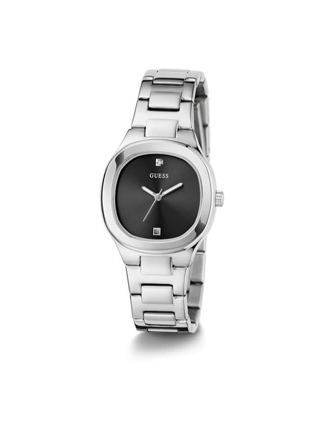 GUESS Eve Black Square Dial Analog Women's Watch - GW0615L1 - Image 5