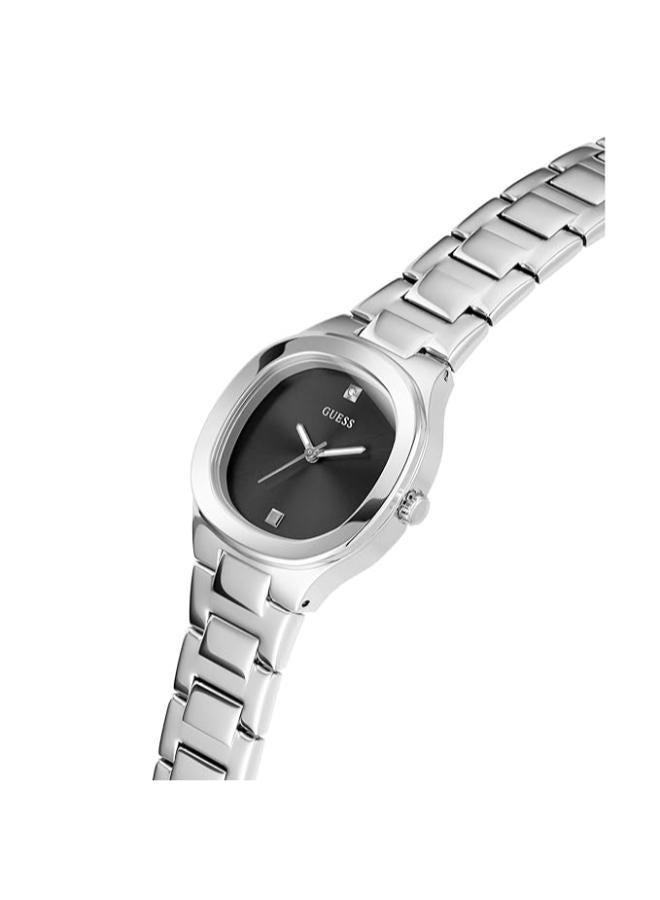 GUESS Eve Black Square Dial Analog Women's Watch - GW0615L1 - Image 4