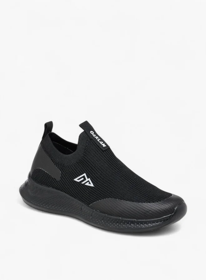 Oaklan by Shoexpress Logo Print Slip-On Sports Shoes