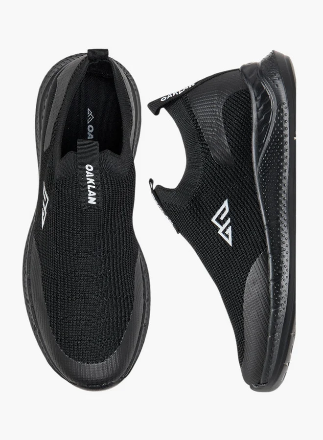 Oaklan by Shoexpress Logo Print Slip-On Sports Shoes