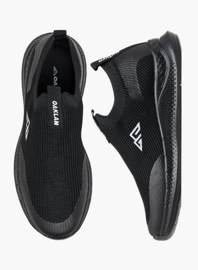 Oaklan by Shoexpress Logo Print Slip-On Sports Shoes - Image 1