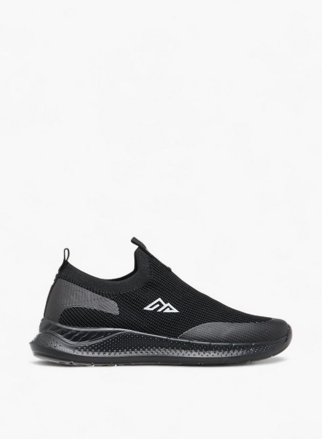 Oaklan by Shoexpress Logo Print Slip-On Sports Shoes - Image 3