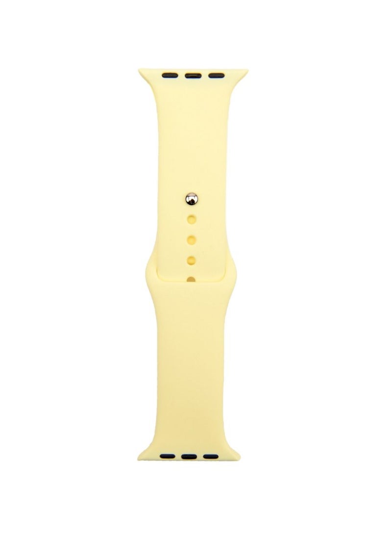Apple Watch Band 41mm 40mm 38mm Soft Silicone Sport Band Replacement Wrist Strap Compatible for iWatch Apple Watch Series 7/SE/6/5/4/3/2/1 (41mm/40mm/38mm) - Image 2