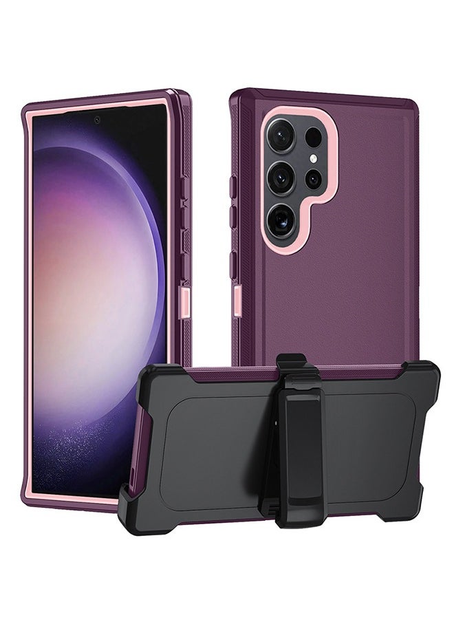 X-level Samsung Galaxy S24 Ultra Case Cover Shockproof Camera Len Protection Anti-scratch Comfortable Touch Feel Tough Armor Hand Free Kickstand Holder Back Cover Phone Shell Accessories Protector  - Image 1