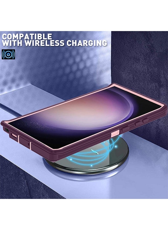 X-level Samsung Galaxy S24 Ultra Case Cover Shockproof Camera Len Protection Anti-scratch Comfortable Touch Feel Tough Armor Hand Free Kickstand Holder Back Cover Phone Shell Accessories Protector  - Image 5