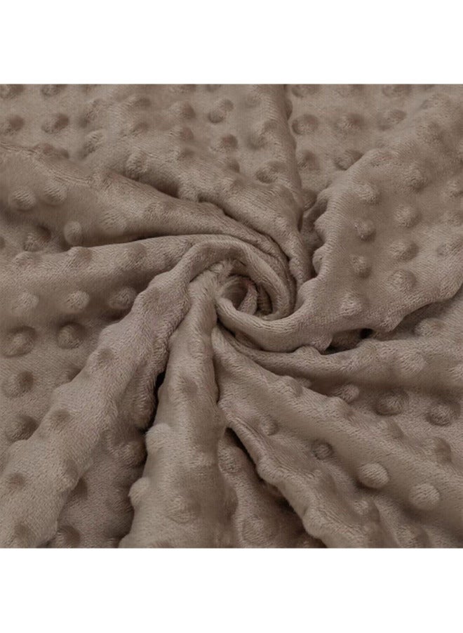 Assperdisc بطانية أطفال 30x40 بوصة، تصميم حيوانات المزرعة الناعمة مع خلفية منقطّة مزدوجة، بطانية للأطفال غير محددة الجنس للمواليد الجدد، سرير الأطفال وعربة الأطفال - Image 5