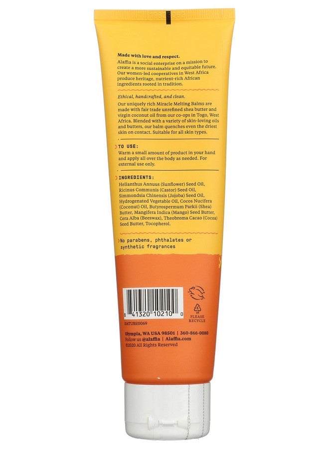 Alaffia Unscented Melting Miracle Balm 4 Fz - Image 2