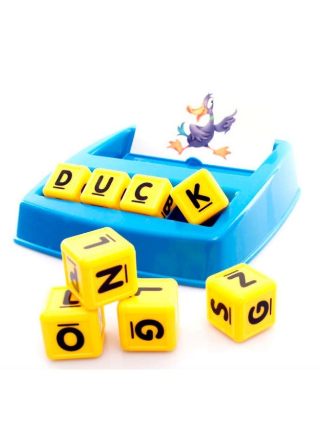 707 Games Matching Letter Game Toy, Learn English Words Puzzle Game, Picture-Based Word Card Machine, Classic Early Development Word Puzzle Toys for Ages 3+ - Image 4