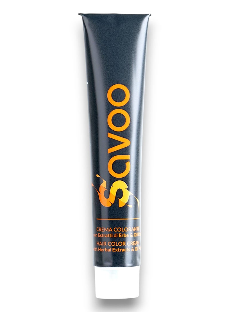 SAVOO Hair Color Cream #11.11 Very Light Grades of Olive – Cool-Toned Permanent Hair Dye with Oil Plex & Plant Extracts | 100ml | Ultra-Light Ash Olive Blonde for Brass Control & Grey Coverage - Image 3