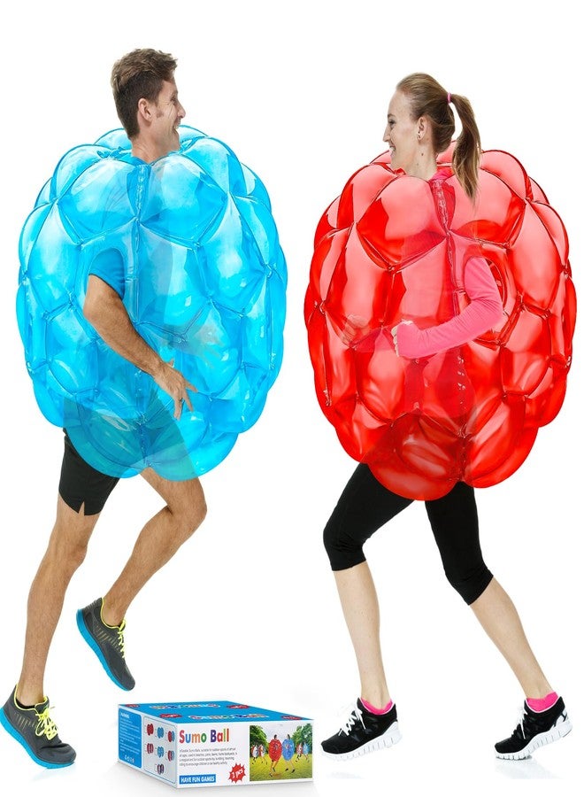 X XBEN 36" Inflatable Bumper Balls 2-Pack Giant Zorb Ball for Backyard - Image 1