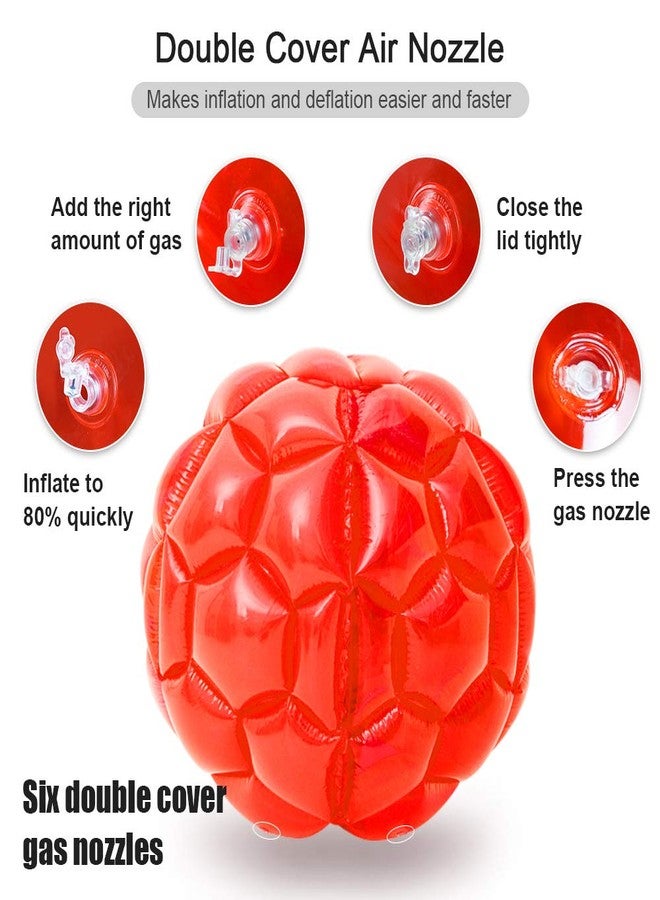 X XBEN 36" Inflatable Bumper Balls 2-Pack Giant Zorb Ball for Backyard - Image 2