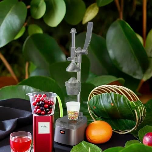BRIGHTBERG Hand Press Juicer for Pomegranate, Orange, Lemon & More | Heavy Aluminium Manual Juicer | Rust-Free, Easy to Clean, Ideal for Daily Home Use - Image 1