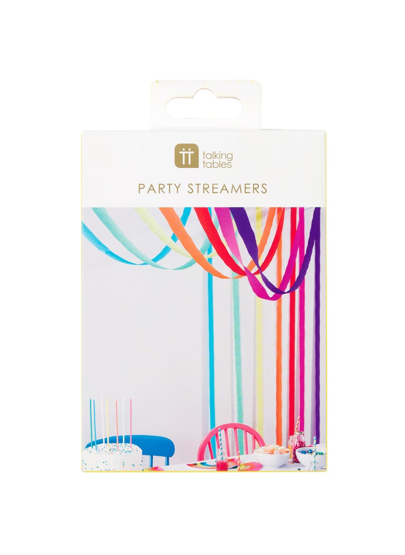 Talking Tables 7 Bright Colours Party Papers Streamers 70m  - Image 3