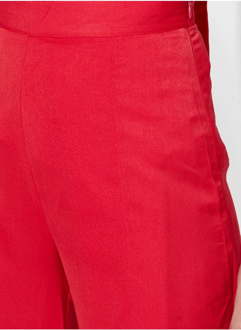 In the style - Pleated Wide Leg Pants - Image 1