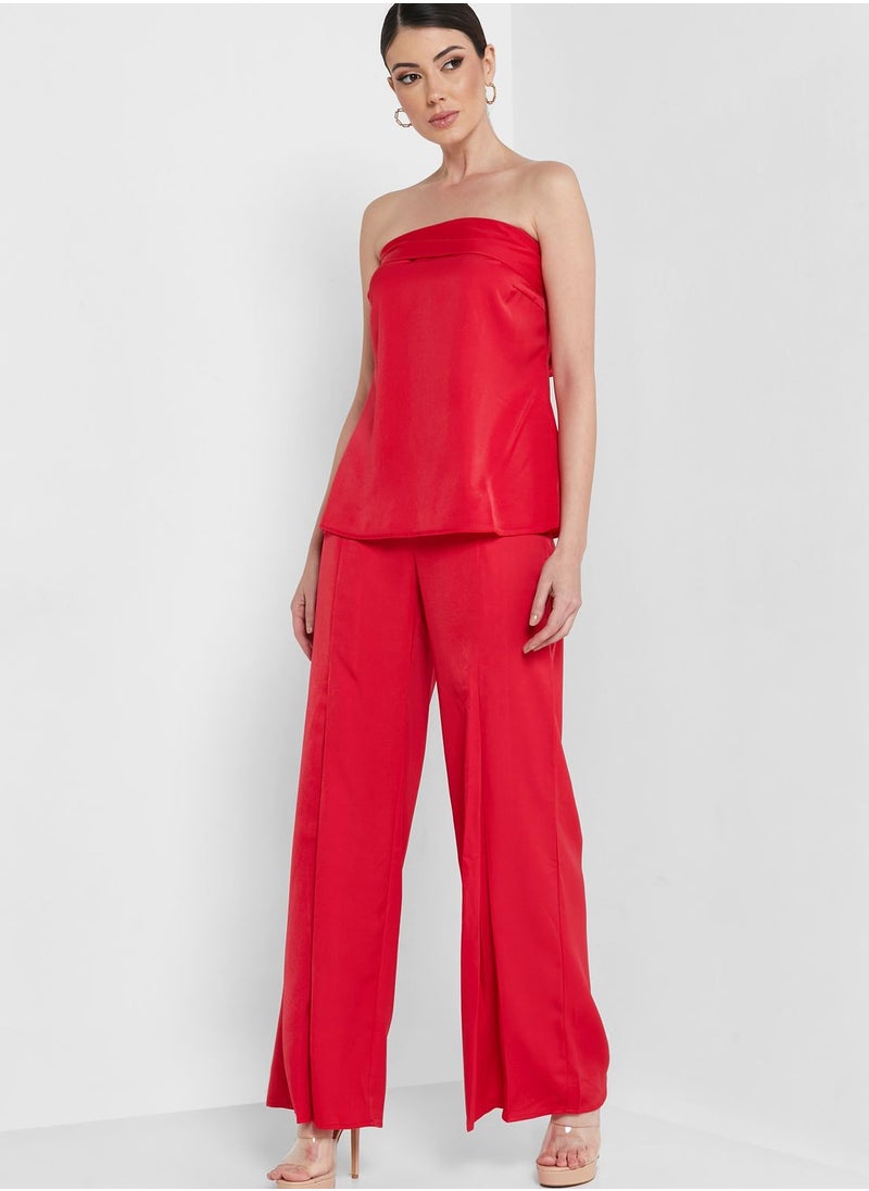 In the style - Pleated Wide Leg Pants - Image 1