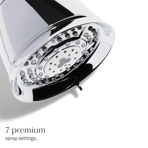T3 Source Showerhead | Adjustable Chrome Shower Head with Chlorine Filter | Copper, Zinc, and Calcium Water Mineral Filter Reduces Free Chlorine and Hydrogen Sulfide - Image 4