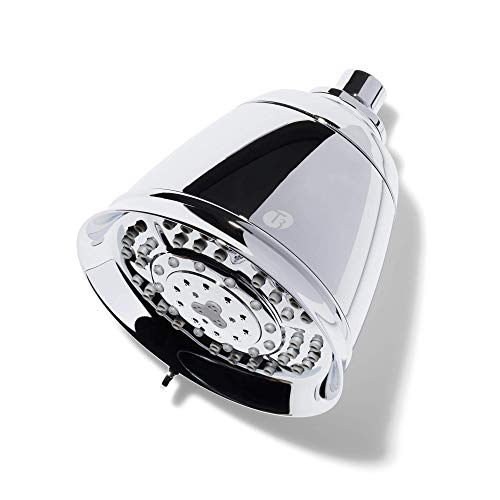 T3 Source Showerhead | Adjustable Chrome Shower Head with Chlorine Filter | Copper, Zinc, and Calcium Water Mineral Filter Reduces Free Chlorine and Hydrogen Sulfide - Image 1