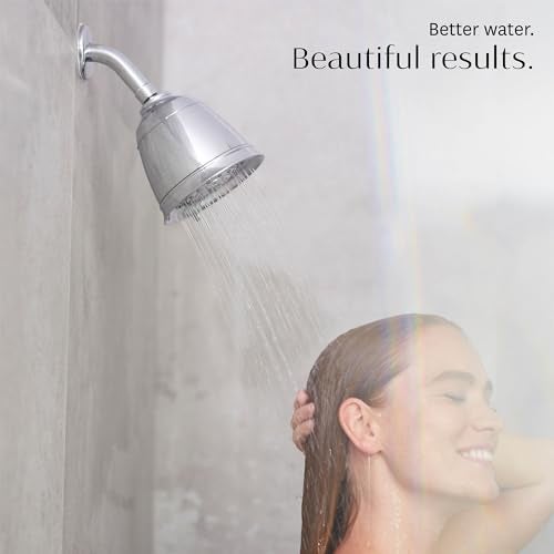 T3 Source Showerhead | Adjustable Chrome Shower Head with Chlorine Filter | Copper, Zinc, and Calcium Water Mineral Filter Reduces Free Chlorine and Hydrogen Sulfide - Image 2