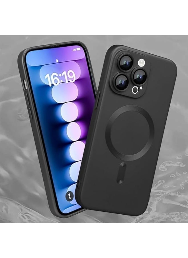 JAJEEK iPhone 15 Pro Max Case Cover Compatible with MagSafe Camera Lens Protection Scratch-Resistant Magnetic Phone Cover for iPhone 15 Pro Max 6.7-Inch - Image 5