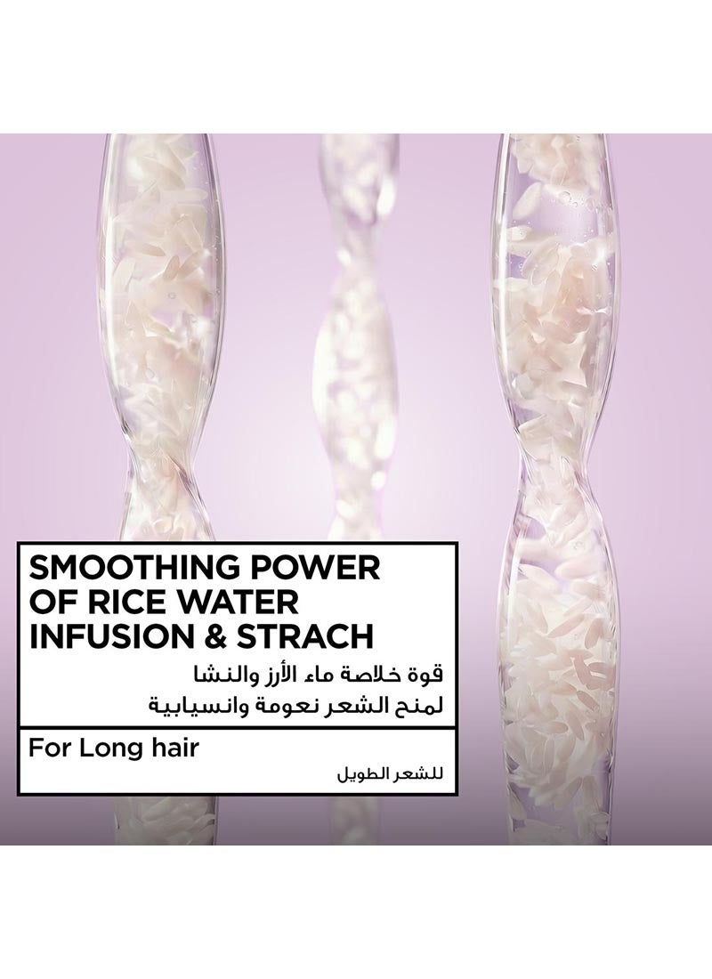 garnier Ultra Doux Smoothing  Leave-In Cream with Rice Water & Starch Extract - 200 ml - Image 3