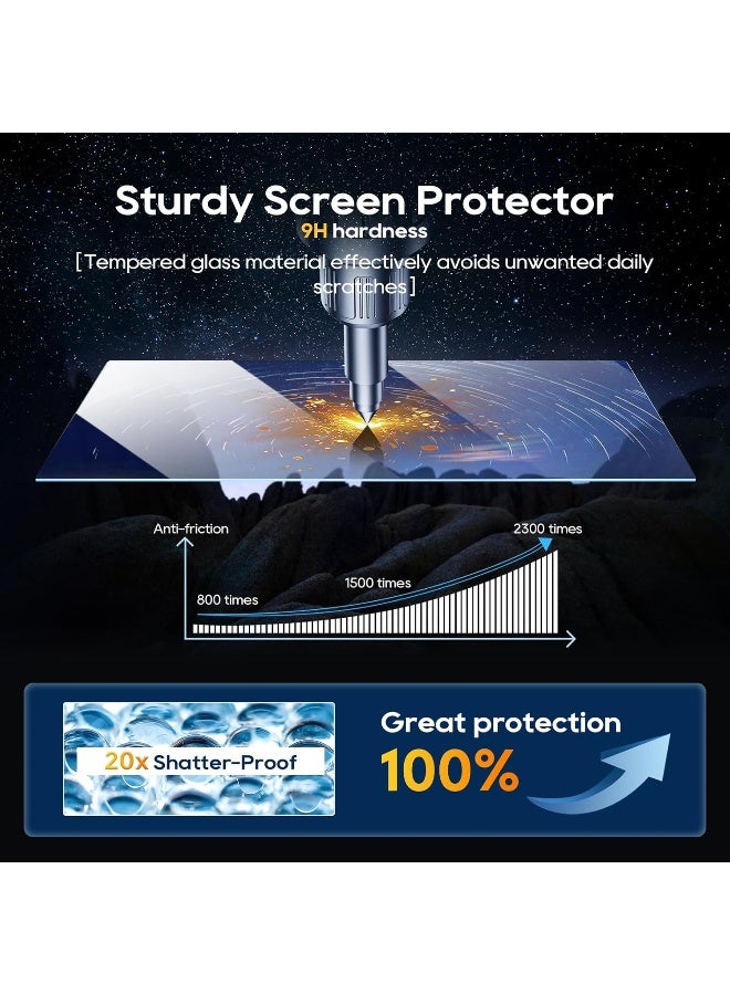 LFOTPP Premium Screen Protector for 2019-2021 2022 2023 Dodge RAM 1500 2500 3500 Laramie Longhorn Limited Uconnect 12 Inch Tempered Glass Navigation Screen Protector Scratch-Resistant Protective Film - Image 3